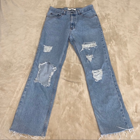 urban pipeline Denim - Distressed mom jeans